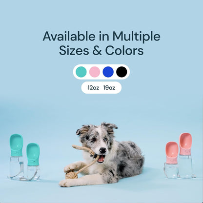 Portable Dog Water Bottle Travel Pet Water Dispenser 19 oz