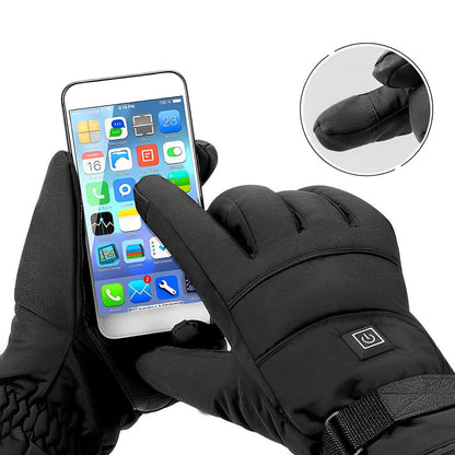 Men's Rechargeable Electric Heated Gloves Winter