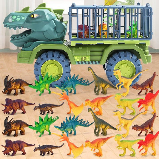 Dinosaur Excavator Truck Toy Vehicle Set