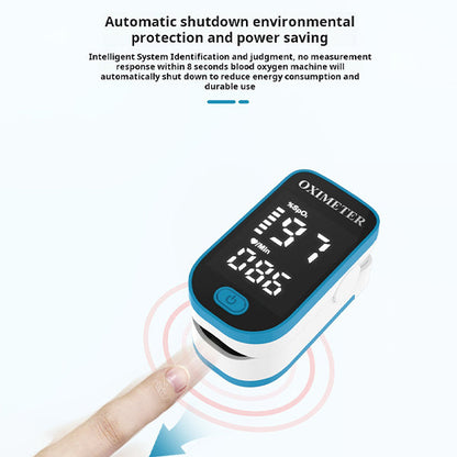 Pulse Oximeter Blood Oxygen Saturation Monitor Fingertip Device