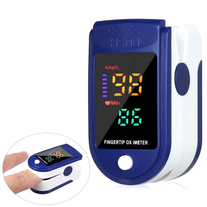 Pulse Oximeter Blood Oxygen Saturation Monitor Fingertip Device