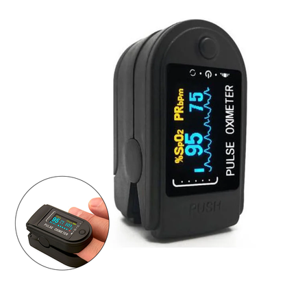 Pulse Oximeter Blood Oxygen Saturation Monitor Fingertip Device