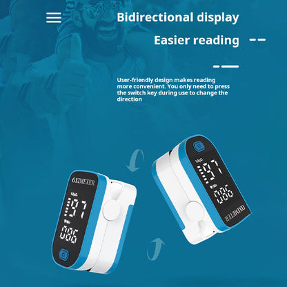 Pulse Oximeter Blood Oxygen Saturation Monitor Fingertip Device
