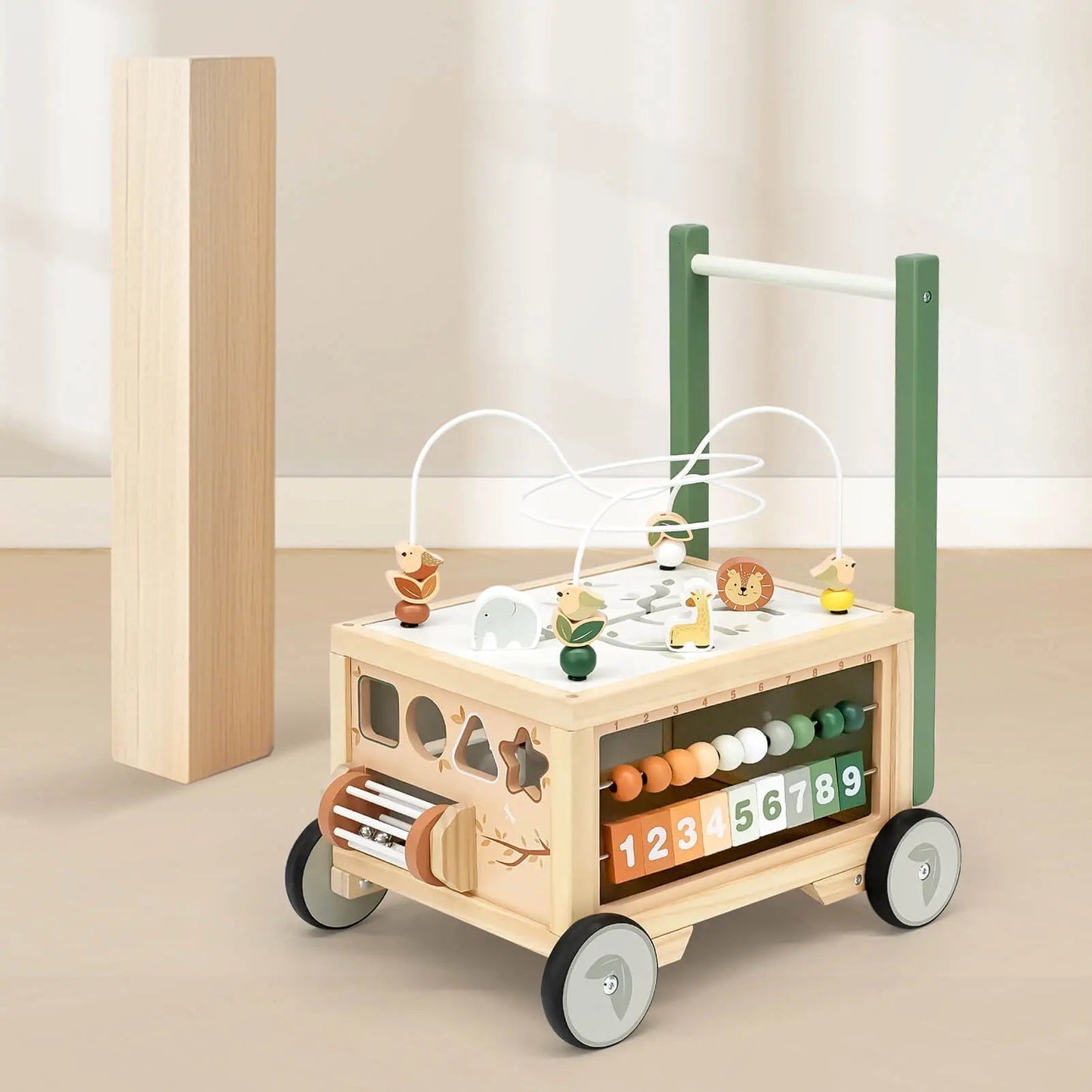 Adjustable Baby Walker Push Toy