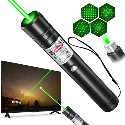 Rechargeable Laser Pointer Torch Light