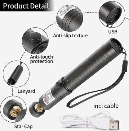 Rechargeable Laser Pointer Pen USB