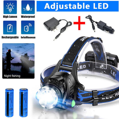 Rechargeable LED Headlamp 990000 Lumens