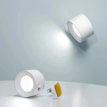 Rechargeable LED Wall Light 360 Degree Rotating Fixture