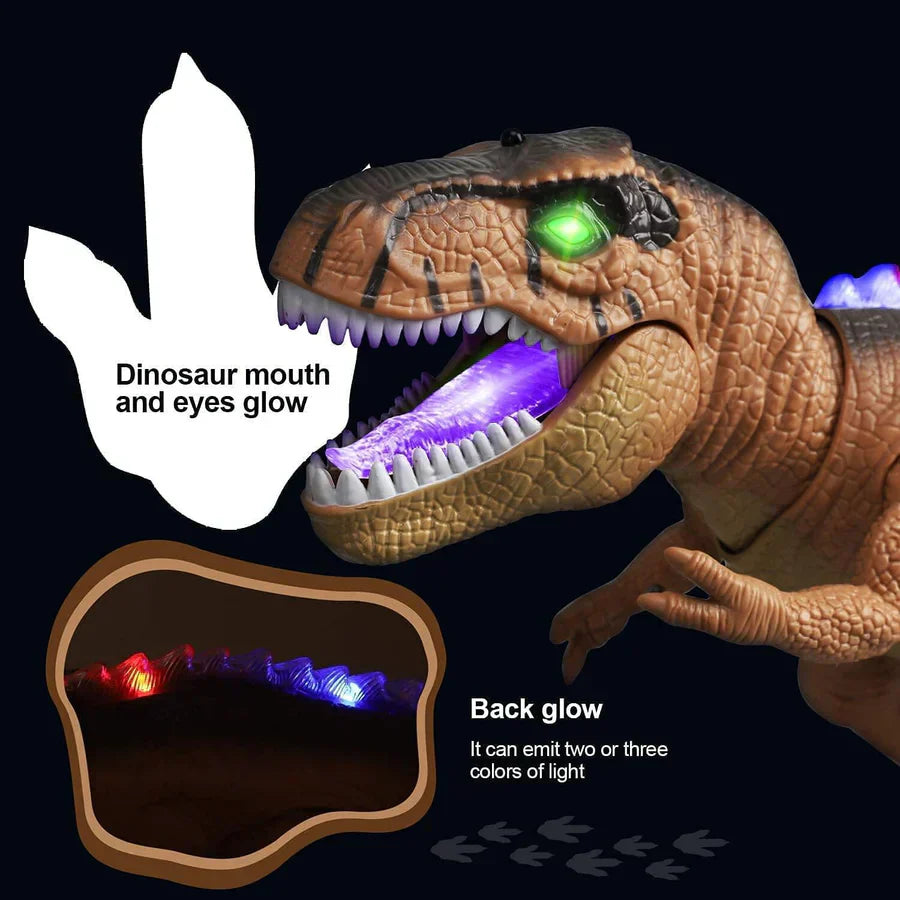 Remote Control T-Rex Dinosaur Toy with LED Light