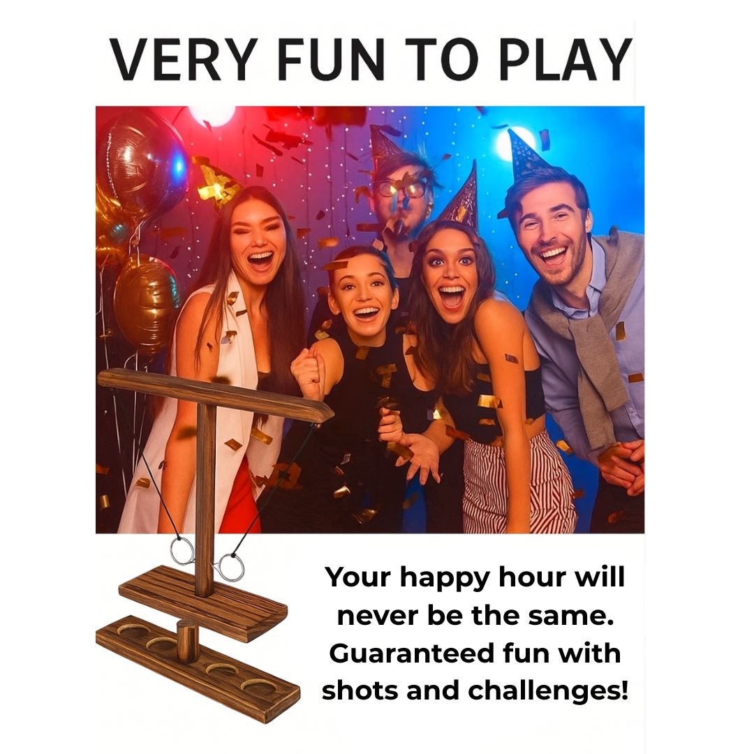 Circular Ring Toss Game Set