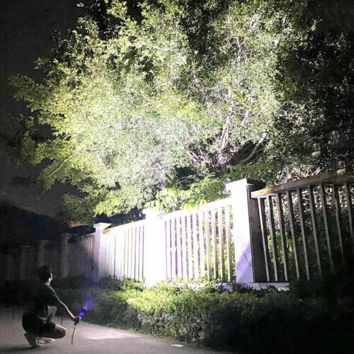 LED Flashlight USB Rechargeable 99000 Lumens XHP90