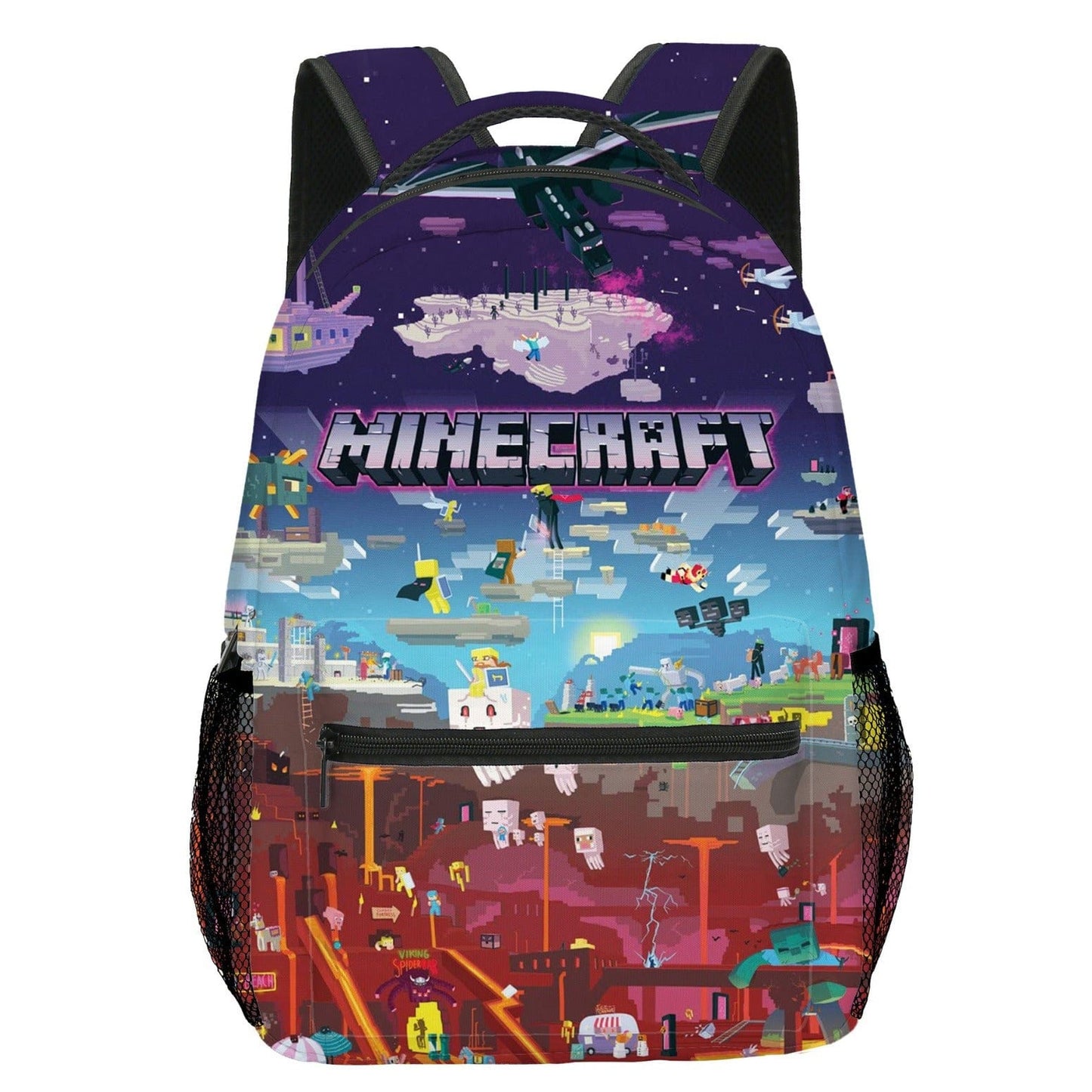 Minecraft Video Game Backpack Rucksack