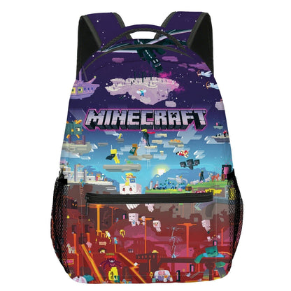Minecraft Video Game Backpack Rucksack