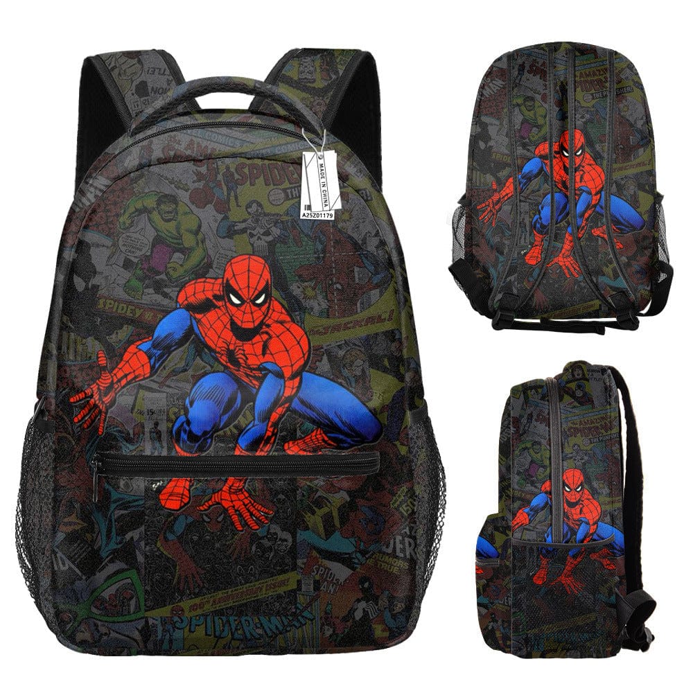 Children's Spiderman School Backpack Superhero Bag
