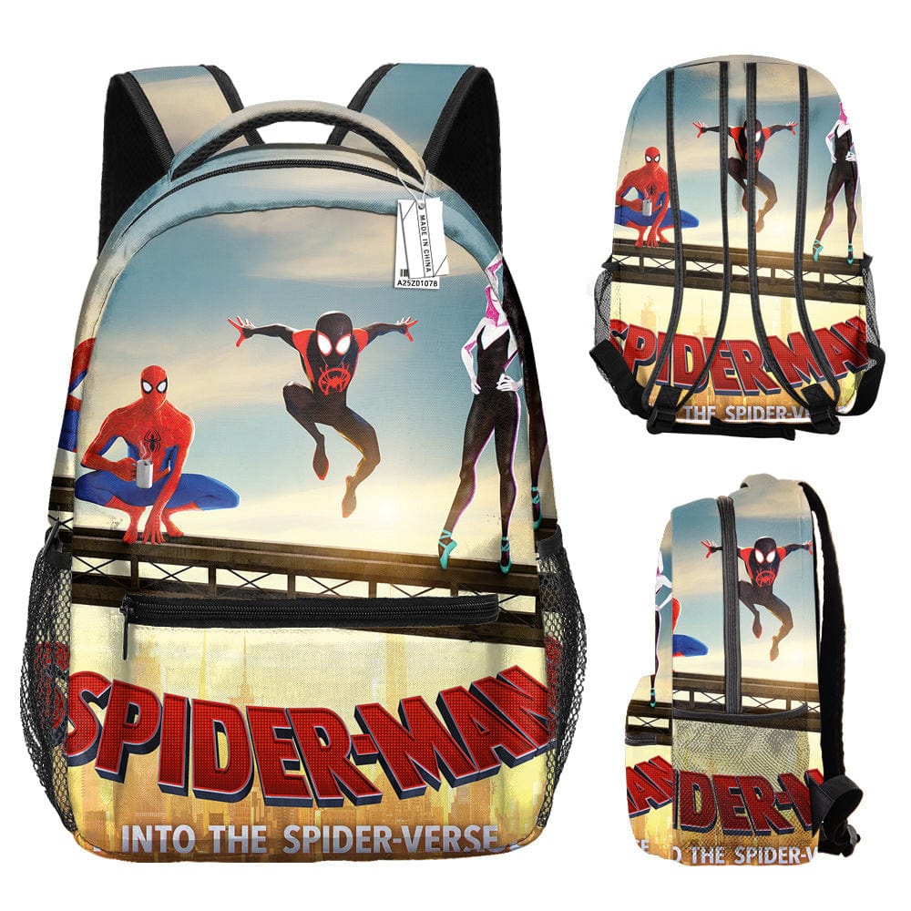 Children's Spiderman School Backpack Superhero Bag