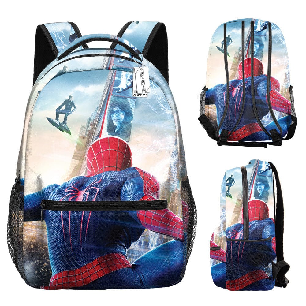 Children's Spiderman School Backpack Superhero Bag