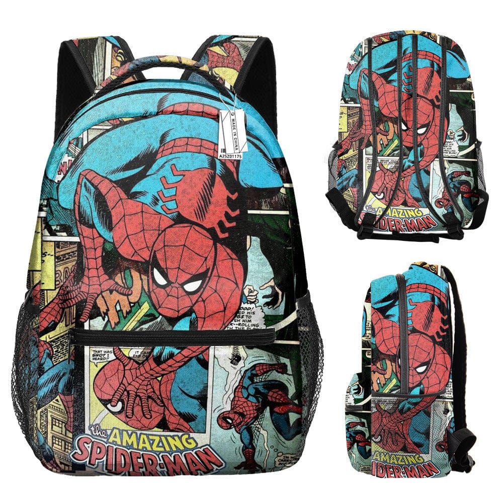 Children's Spiderman School Backpack Superhero Bag