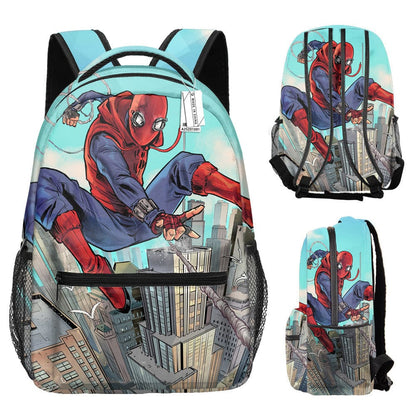 Children's Spiderman School Backpack Superhero Bag