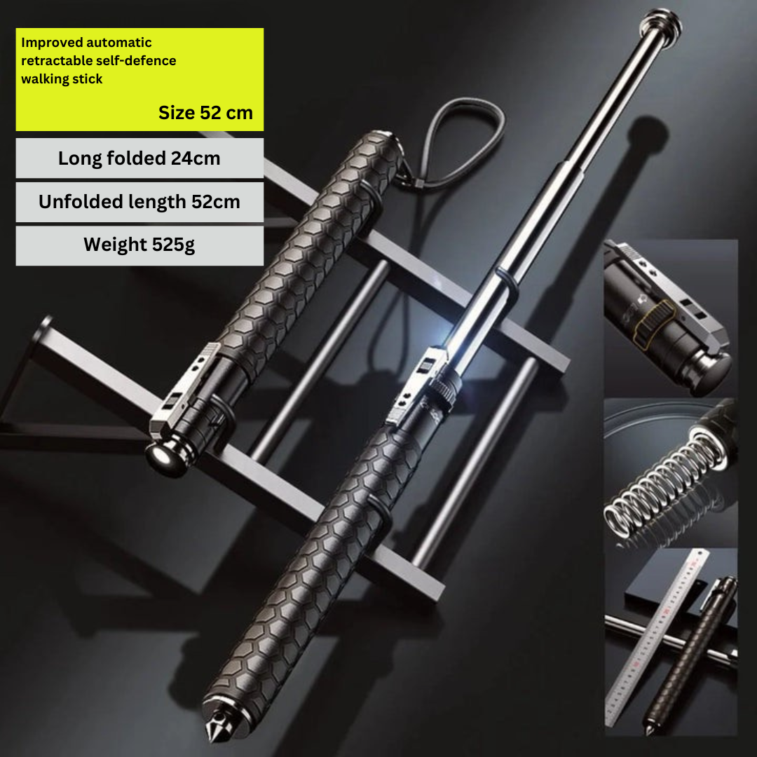 Self-Defense Stick for Personal Safety - Adjustable