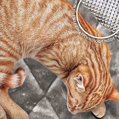 Self-Warming Cat Bed Washable Reflective Mat for Cats Dogs