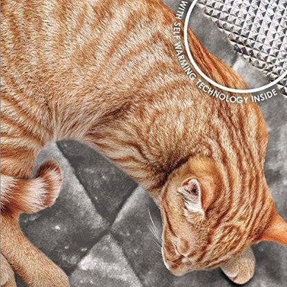 Self-Warming Cat Bed Washable Reflective Mat for Cats Dogs
