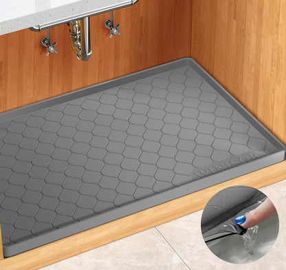 Silicone Under Sink Mat Waterproof Cabinet Liner