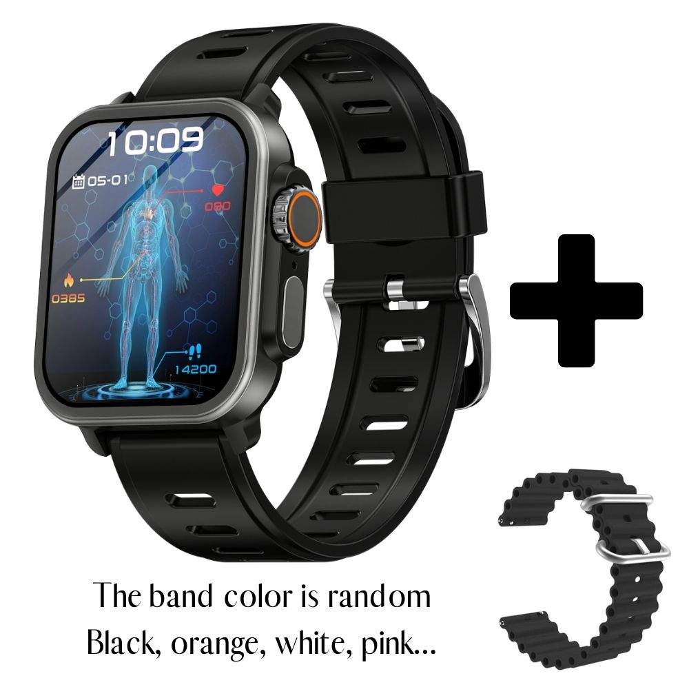 Smartwatch Blood Sugar Blood Pressure Heart Rate Sleep Monitor