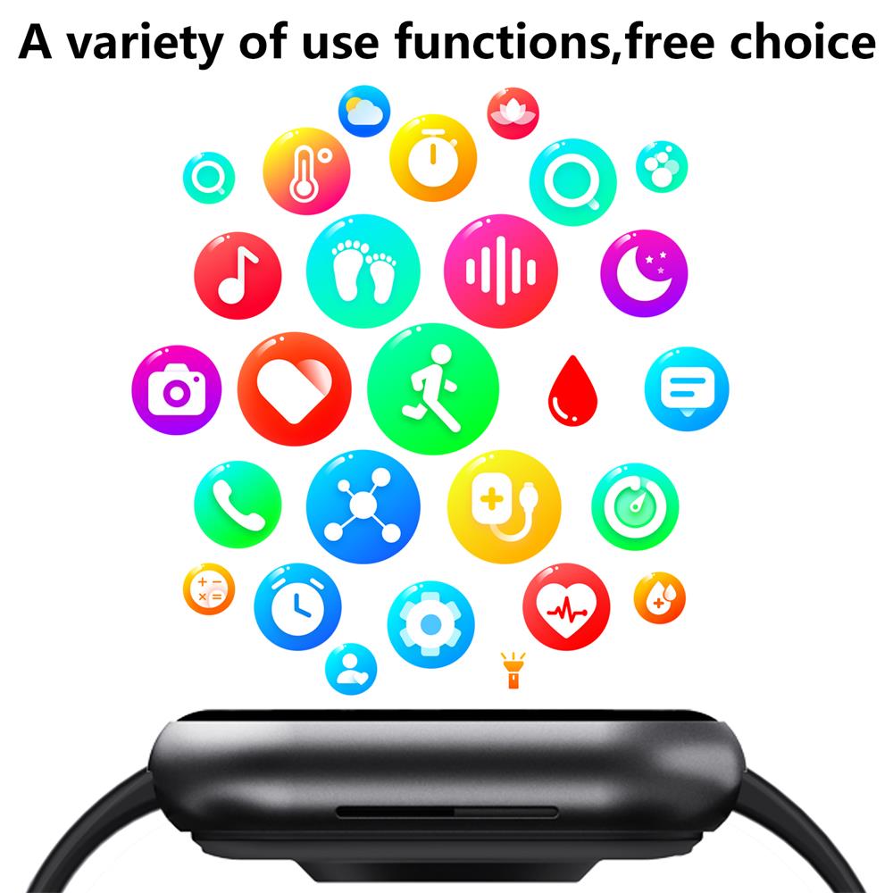 Smartwatch Blood Sugar Blood Pressure Heart Rate Sleep Monitor