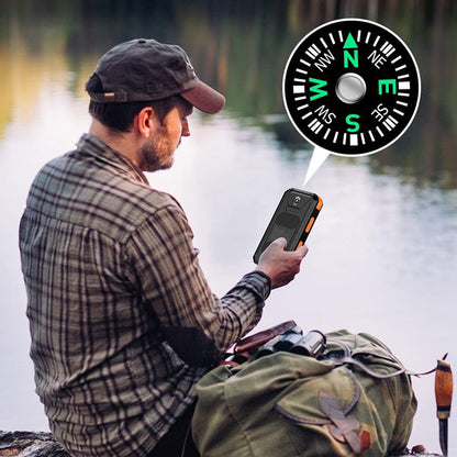 Solar Power Bank Charger Waterproof Torch Light