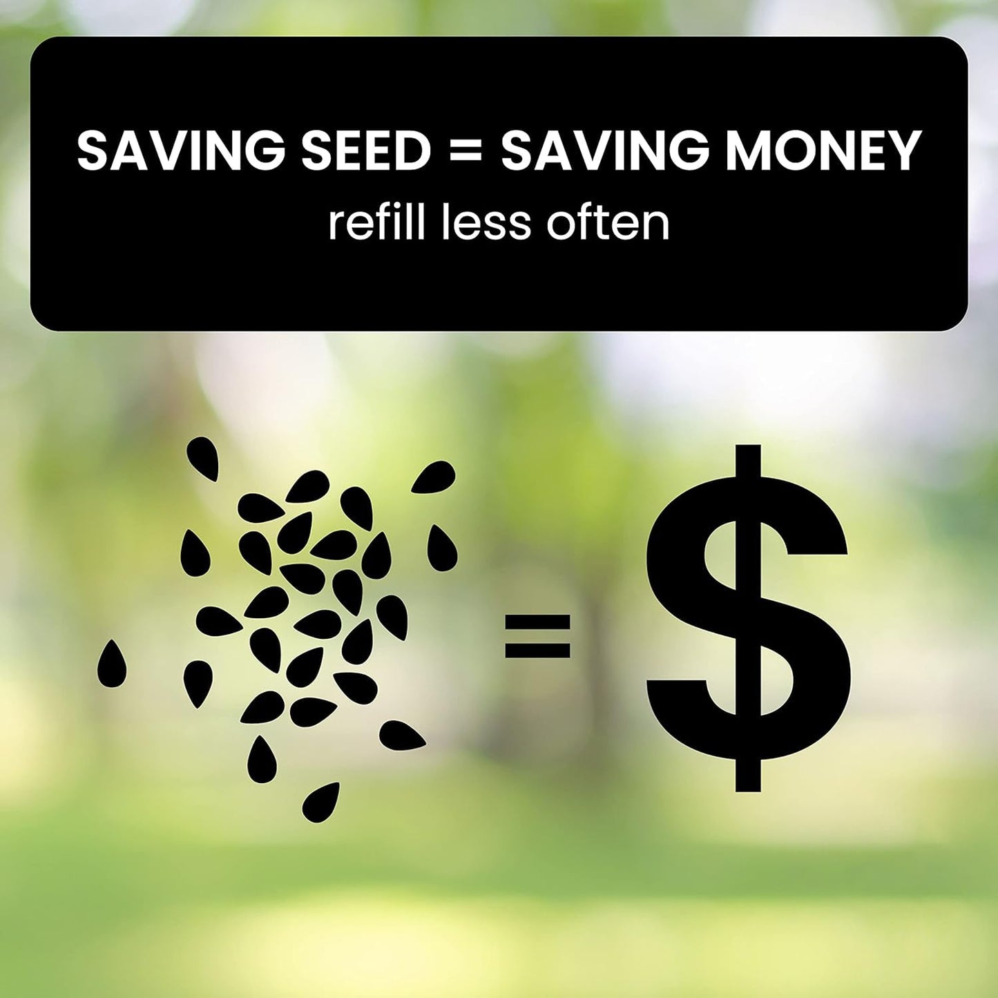 Squirrel Proof Hanging Bird Feeder Outdoor Feeder