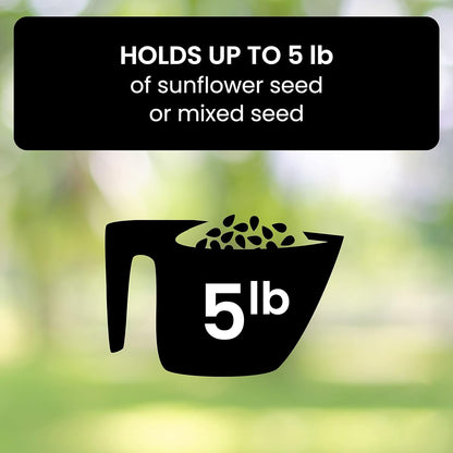 Squirrel Proof Hanging Bird Feeder Outdoor Feeder