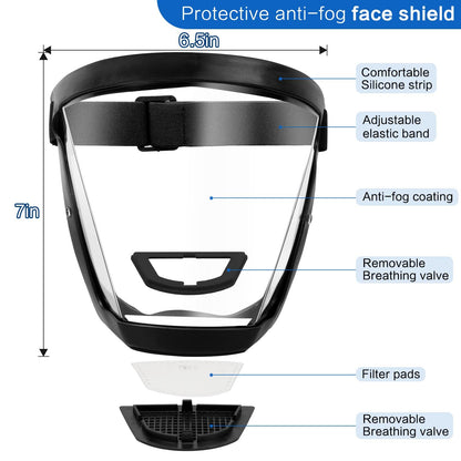 Anti-fog Face Shield Safety Shield Protective Shield