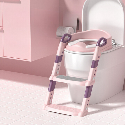 Toilet Training Seat with Ladder Attachment