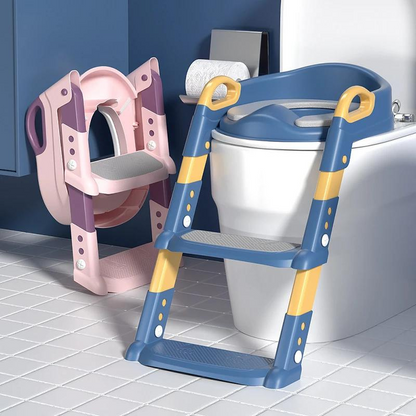 Toilet Training Seat with Ladder Attachment