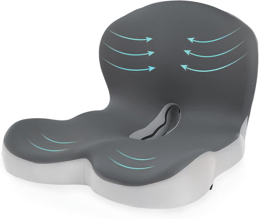 Truck Seat Cushion Memory Foam Lumbar Support Pillow