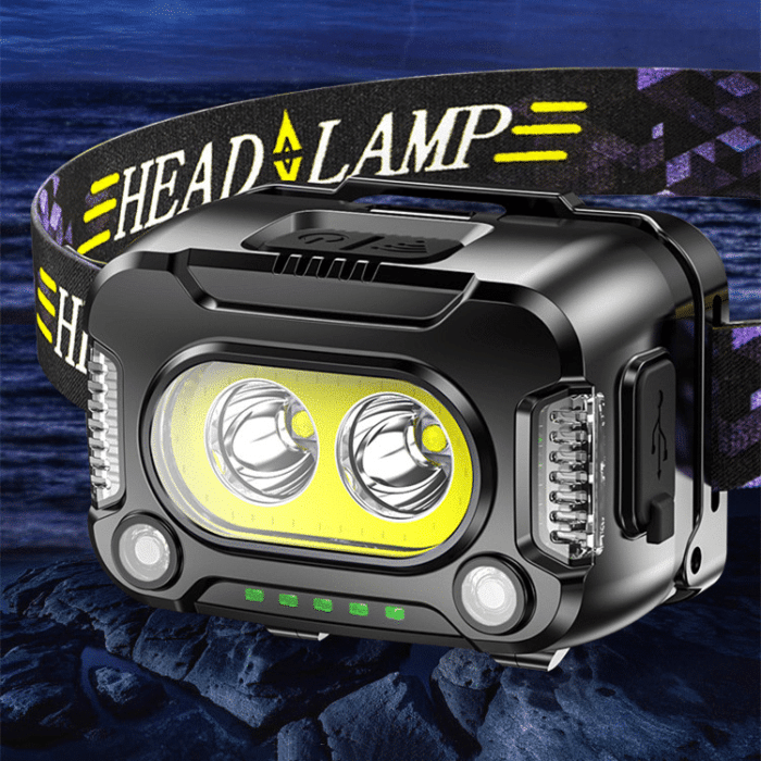 USB Rechargeable LED Headlamp
