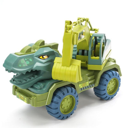 Dinosaur Excavator Truck Toy Vehicle Set