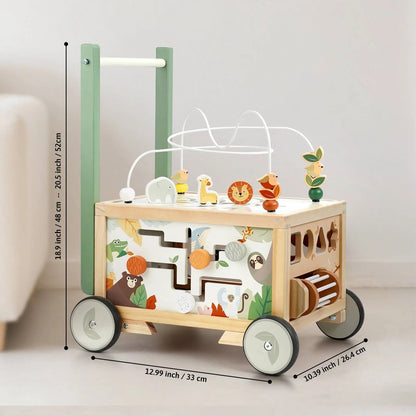 Adjustable Baby Walker Push Toy