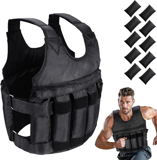 Weighted Training Vest 5Kg 10Kg 20Kg Adjustable Fitness Equipment