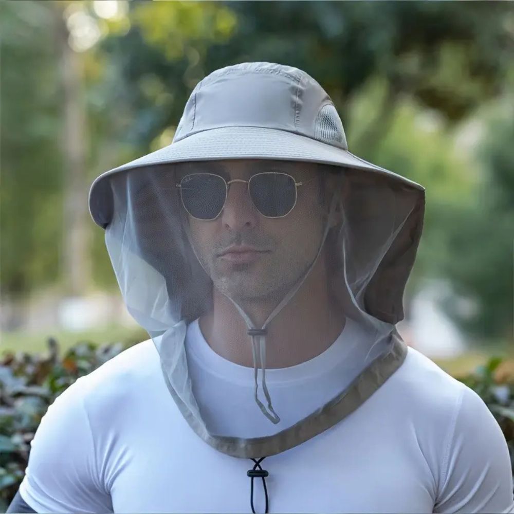 Sun Protection Mosquito Hat Wide Brim