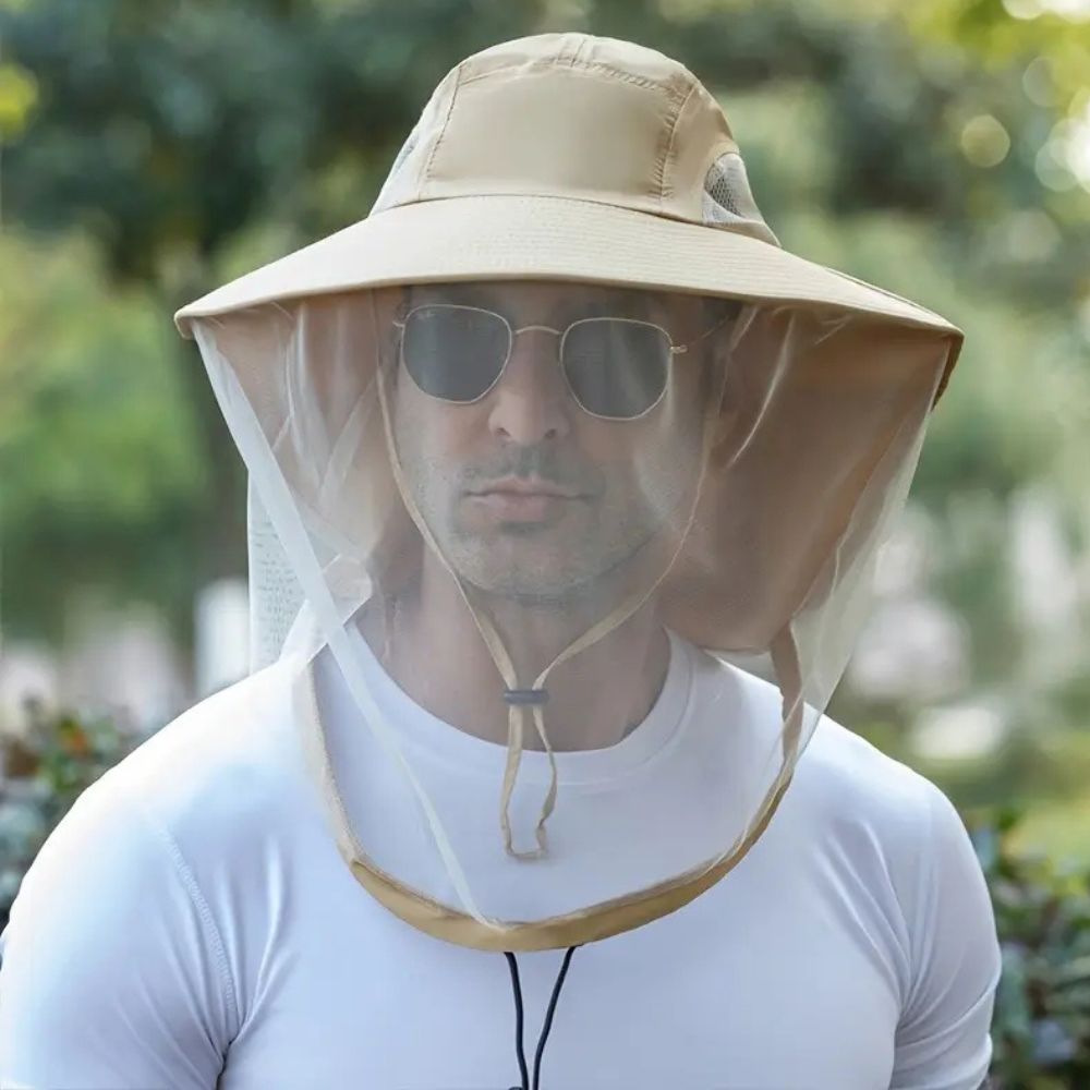 Sun Protection Mosquito Hat Wide Brim
