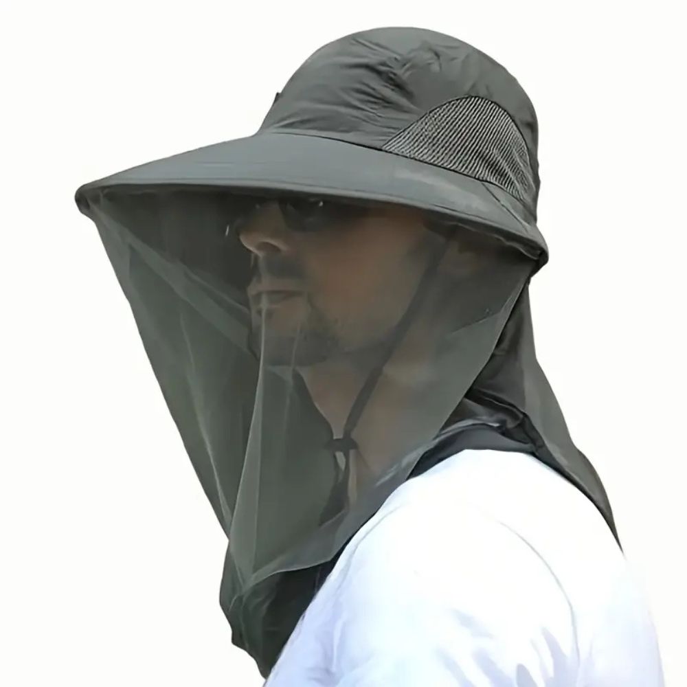 Sun Protection Mosquito Hat Wide Brim