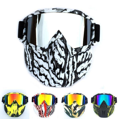 Ski Goggles with Storage Box Anti-Fog Windproof