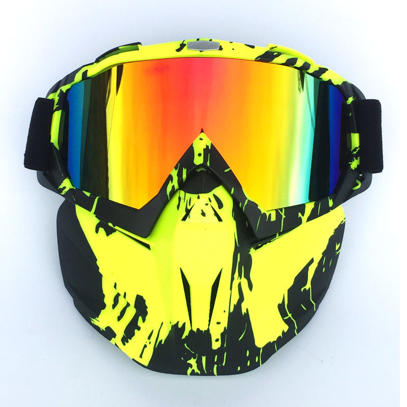 Ski Goggles with Storage Box Anti-Fog Windproof