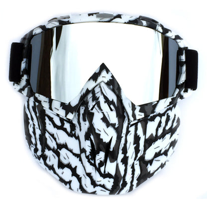 Ski Goggles with Storage Box Anti-Fog Windproof