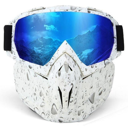 Ski Goggles with Storage Box Anti-Fog Windproof