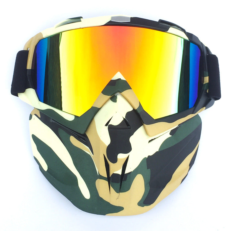 Ski Goggles with Storage Box Anti-Fog Windproof