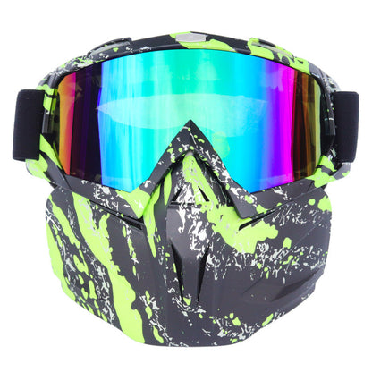Ski Goggles with Storage Box Anti-Fog Windproof