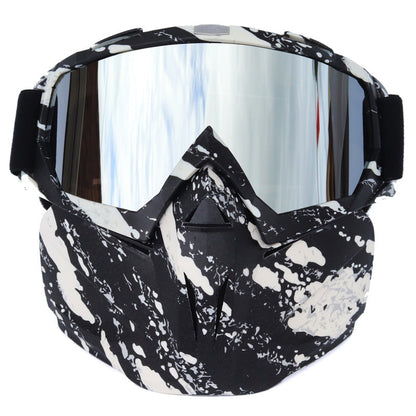 Ski Goggles with Storage Box Anti-Fog Windproof