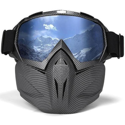 Ski Goggles with Storage Box Anti-Fog Windproof